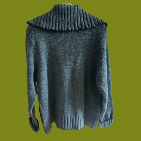 Liz Claiborne Vineyard Romance Womens Sweater size large  Blue color - Picture 2 of 14